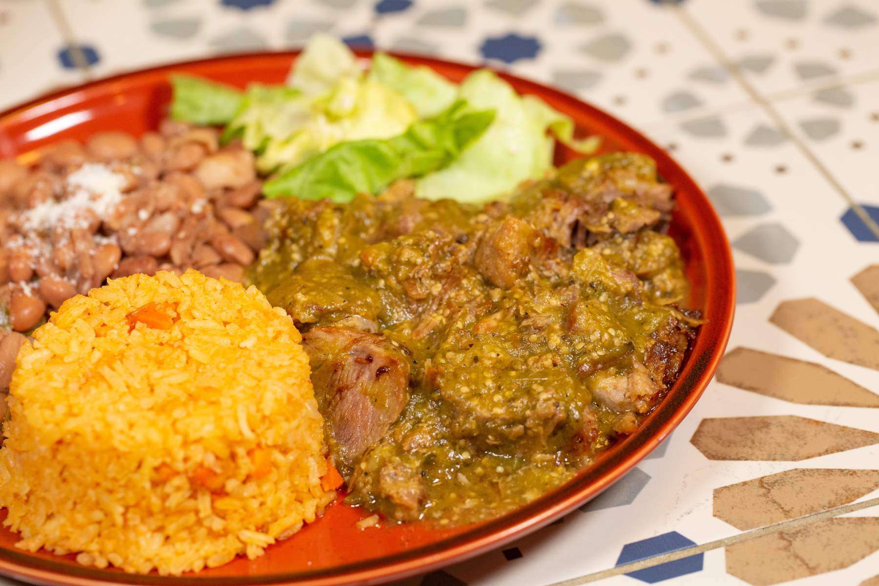 Chile Verde Plate